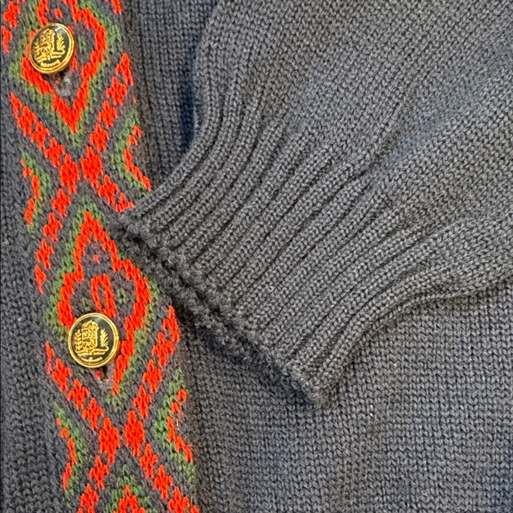 Vintage Pendleton 100% virgin wool cardigan sweater - Picture 6 of 6